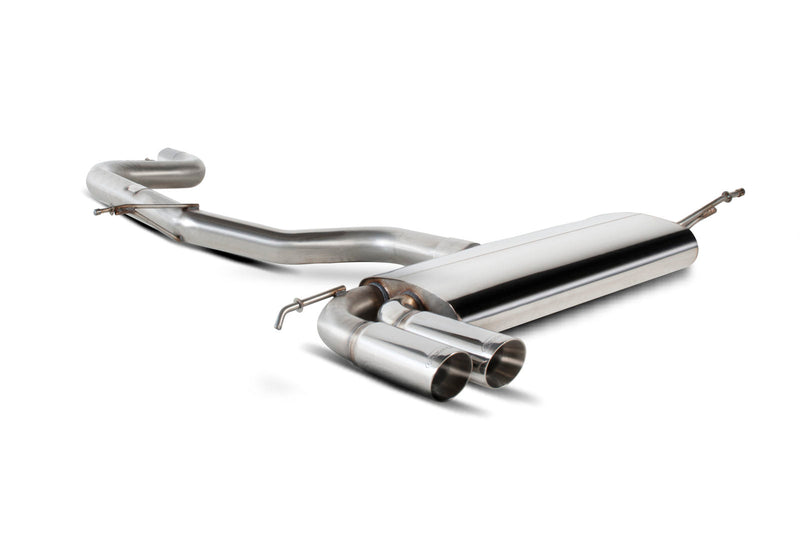 Scorpion Seat Leon 1.4 TSI, 1.6i, 2.0FSI, 1.9TDI (105BHP) & 2.0TDI (140/170BHP) (2006-11) Non-Resonated Cat-Back Exhaust