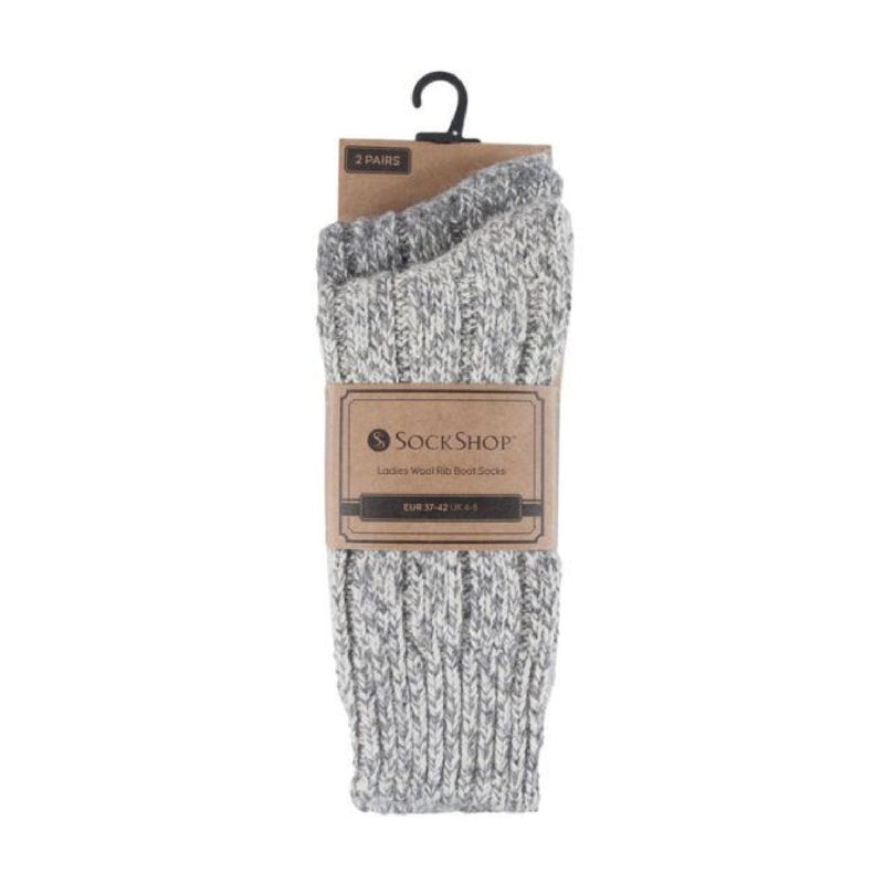 2 Pack Unisex Thick Heavy Winter Warm Wool Hiking Boot Socks