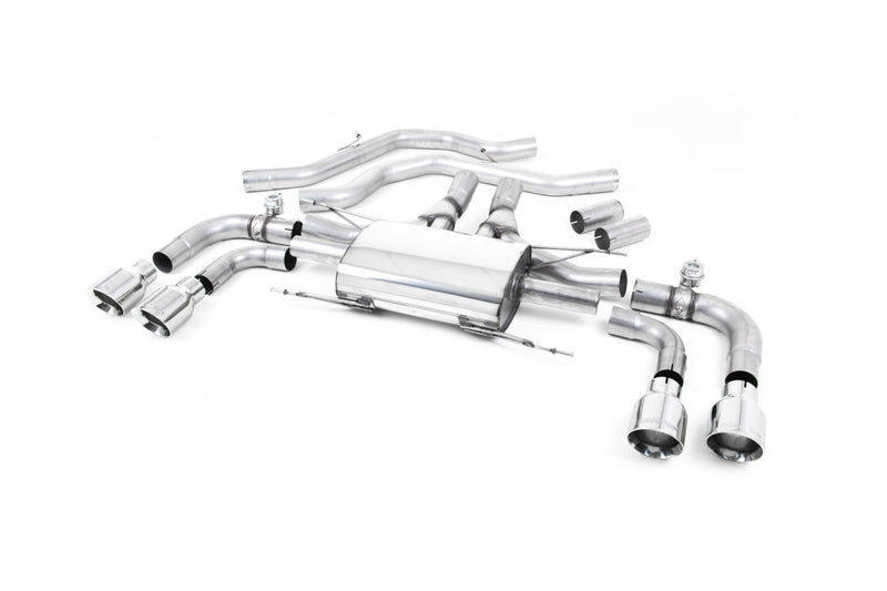 Milltek Sport - Alfa Romeo Giulia Quadrifoglio 2.9 V6 Bi-Turbo (Non OPF/GPF Models) 2017 - Exhaust System (Multiple Options)