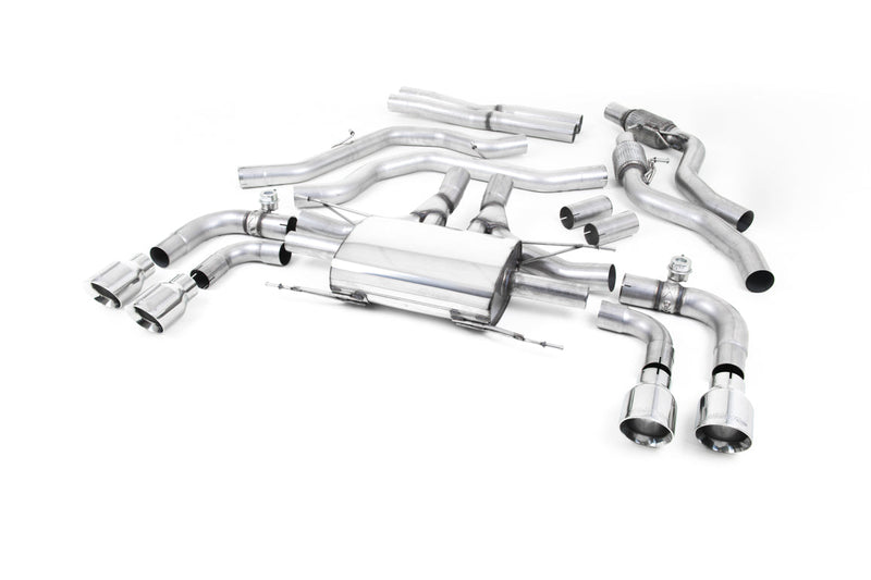 Milltek Sport - Alfa Romeo Giulia Quadrifoglio 2.9 V6 Bi-Turbo (Non OPF/GPF Models) 2017 - Exhaust System (Multiple Options)