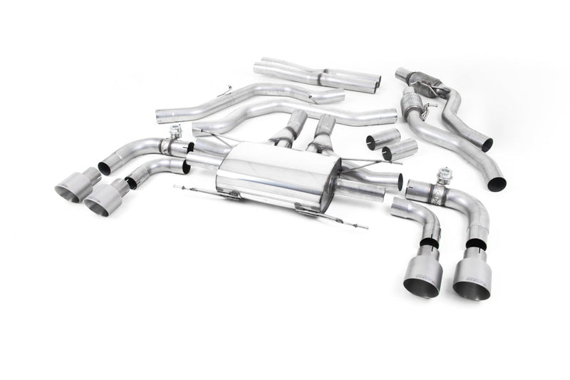 Milltek Sport - Alfa Romeo Giulia Quadrifoglio 2.9 V6 Bi-Turbo (Non OPF/GPF Models) 2017 - Exhaust System (Multiple Options)