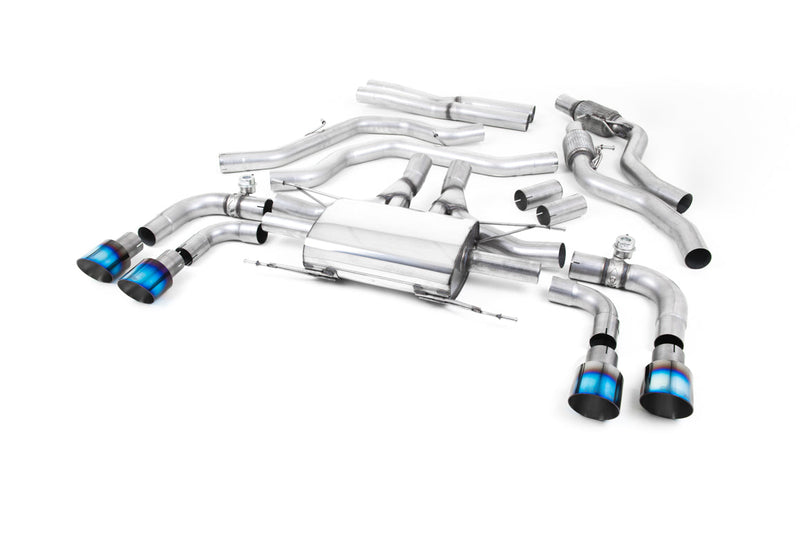Milltek Sport - Alfa Romeo Giulia Quadrifoglio 2.9 V6 Bi-Turbo (Non OPF/GPF Models) 2017 - Exhaust System (Multiple Options)