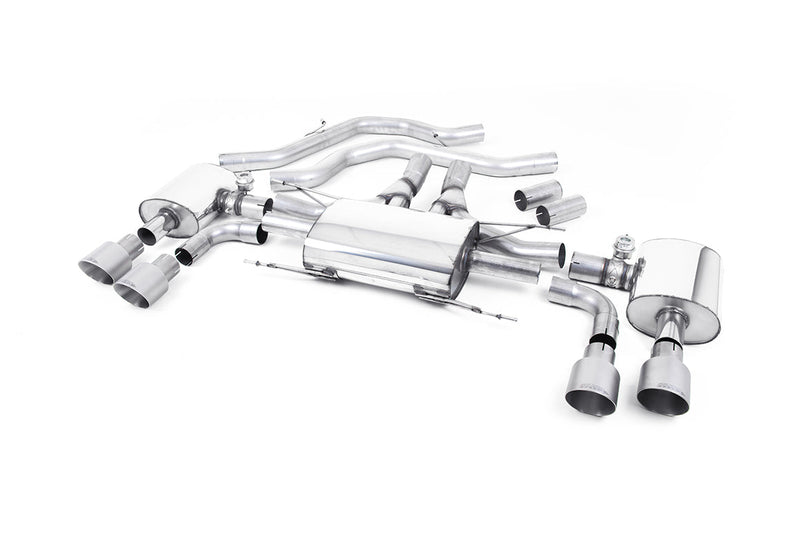 Milltek Sport - Alfa Romeo Giulia Quadrifoglio 2.9 V6 Bi-Turbo (Non OPF/GPF Models) 2017 - Exhaust System (Multiple Options)
