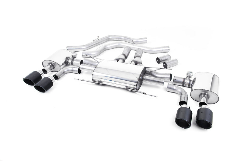 Milltek Sport - Alfa Romeo Giulia Quadrifoglio 2.9 V6 Bi-Turbo (Non OPF/GPF Models) 2017 - Exhaust System (Multiple Options)