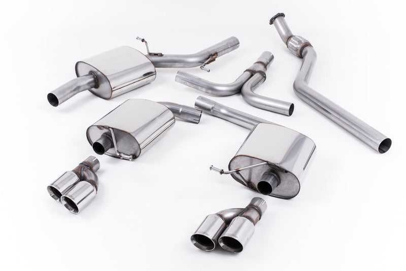 Milltek Sport - Cat Back Exhaust (Multiple Options) Audi A5 B8 (8T) Cabriolet & Coupe