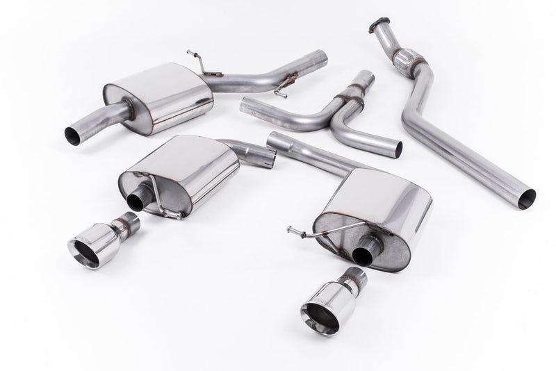 Milltek Sport - Cat Back Exhaust (Multiple Options) Audi A5 B8 (8T) Cabriolet & Coupe