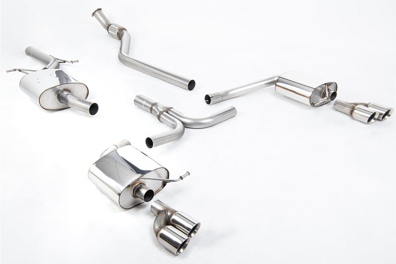 Milltek Sport - Cat Back Exhaust (Multiple Options) Audi A4 B8 2.0TFSI