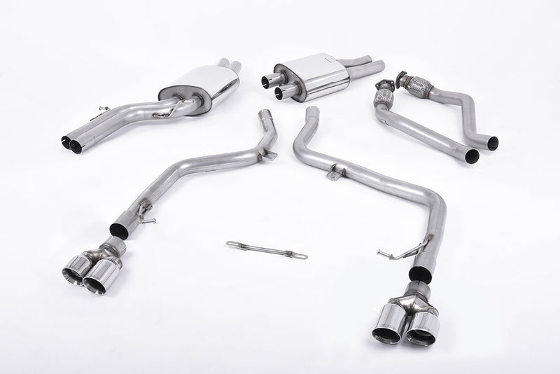 Milltek Sport - Cat Back Exhaust (Multiple Options) Audi S4 B8 3.0 V6