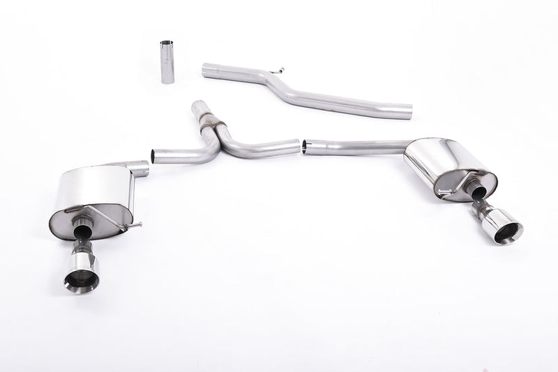 Milltek Sport - Cat Back Exhaust (Multiple Options) Audi A4 B8 3.0TDI Quattro