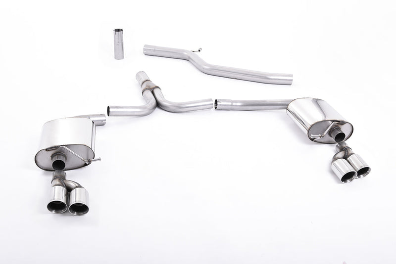 Milltek Sport - Cat Back Exhaust (Multiple Options) Audi A4 B8 3.0TDI Quattro
