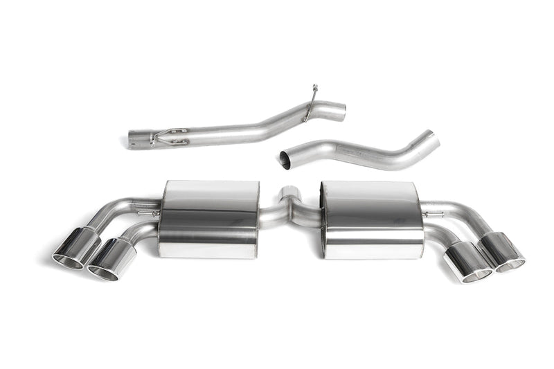 Milltek Cat Back Exhaust (Resonated or None Resonated) Audi TTS MK2