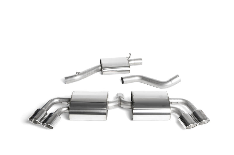 Milltek Cat Back Exhaust (Resonated or None Resonated) Audi TTS MK2