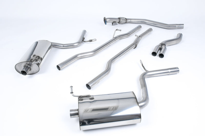 MIlltek Sport - Cat Back Exhaust (Multiple Options) Audi A4 B7 2.0TFSi Quattro & DTM