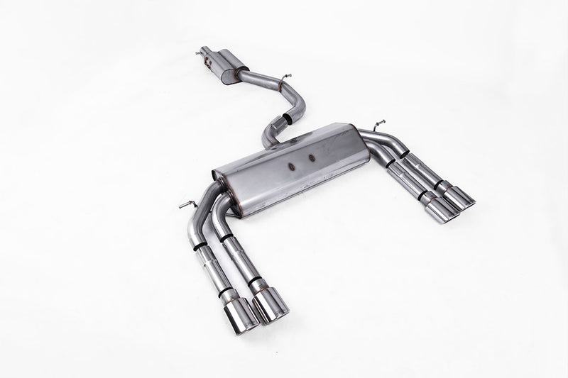 Milltek Sport - Cat Back Exhaust (Multiple Options) - Audi S3 8V / 8V2 (Without GPF) Saloon & Cabrio