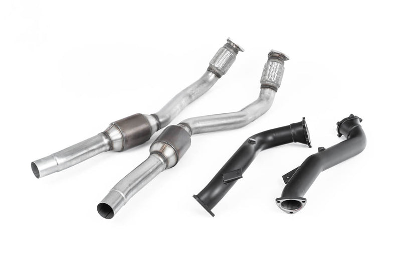 Milltek Sport - Downpipe with Decat or Sports cat - Audi RS6 C7 / S6 C7 / RS7 C7 / S7 C7