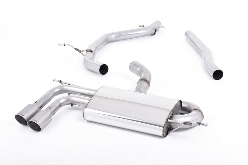 MILLTEK SPORT - DPF BACK EXHAUST - AUDI A3 8P 2.0 TDI 3 DOOR (MULTIPLE OPTIONS)