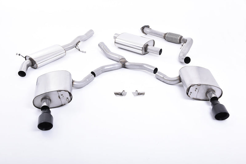 Milltek Sport - Cat Back Exhaust (Multiple Options) Audi A4 B9 2.0TFSI