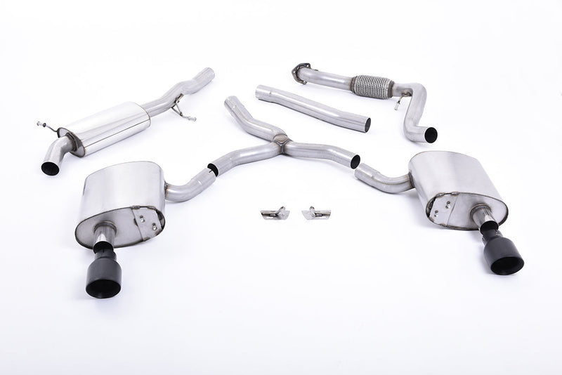 Milltek Sport - Cat Back Exhaust (Multiple Options) Audi A4 B9 2.0TFSI