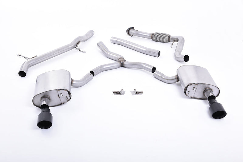 Milltek Sport - Cat Back Exhaust (Multiple Options) Audi A4 B9 2.0TFSI