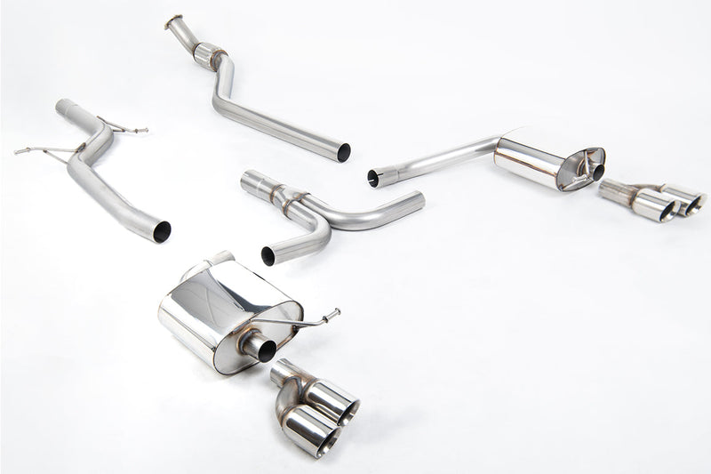 Milltek Sport - Cat Back Exhaust (Multiple Options) Audi A4 B8 2.0TFSI