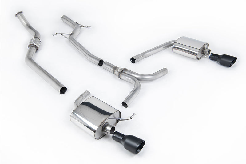 Milltek Sport - Cat Back Exhaust (Multiple Options) Audi A4 B8 2.0TFSI S Line (2WD and quattro Tiptronic-only)