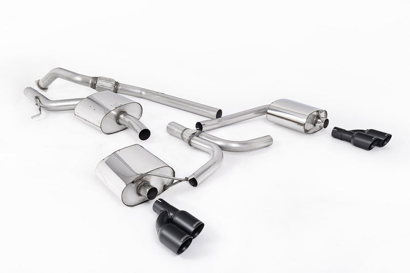 Milltek Sport - Cat Back Exhaust (Multiple Options) Audi A4 B8 2.0TFSI S Line (2WD and quattro Tiptronic-only)