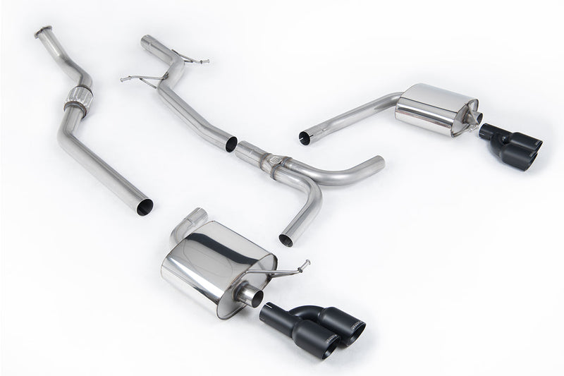 Milltek Sport - Cat Back Exhaust (Multiple Options) Audi A4 B8 2.0TFSI S Line (2WD and quattro Tiptronic-only)