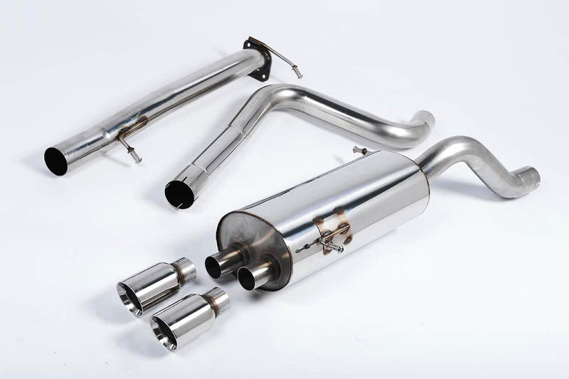 Milltek Ford Fiesta MK7 ST 1.6L EcoBoost (182PS & 200PS) (13-19) Cat-Back Exhaust - Non-Resonated - Polished Tips