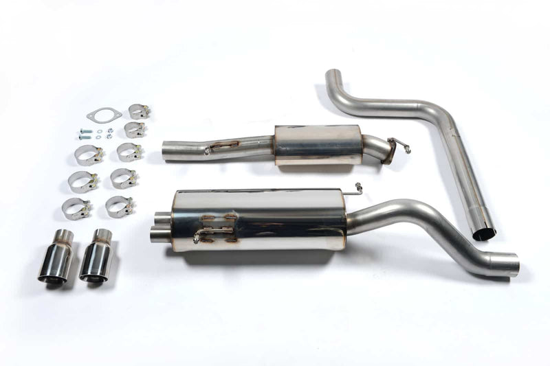 Milltek Ford Fiesta Mk7 ST 1.6L EcoBoost (182PS & 200PS) (13-19) Cat-Back Exhaust – Race System- Resonated- Polished Tips – SSXFD101