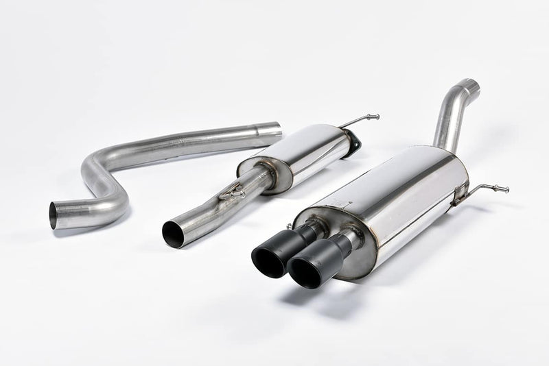 Milltek Ford Fiesta Mk7 ST 1.6L EcoBoost (182PS & 200PS) (13-19) Cat-Back Exhaust – Race System- Resonated- Cerakote Black Tips – SSXFD134