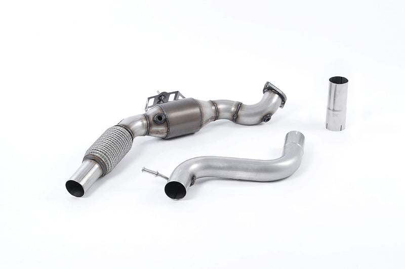 Milltek Sport - Downpipe with Decat or Sports Cat - Ford Mustang MK6 Fastback (S550 & S650) 2.3 EcoBoost