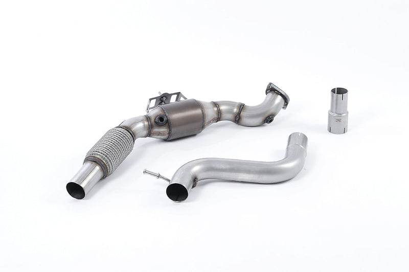 Milltek Sport - Downpipe with Decat or Sports Cat - Ford Mustang MK6 Fastback (S550 & S650) 2.3 EcoBoost