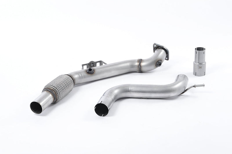Milltek Sport - Downpipe with Decat or Sports Cat - Ford Mustang MK6 Fastback (S550 & S650) 2.3 EcoBoost