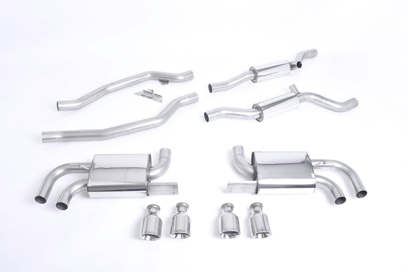 Milltek Sport - Porsche Cayenne 958 Turbo 4.8 V8 (Pre-Facelift) Cat Back Exhaust System (Multiple Options)