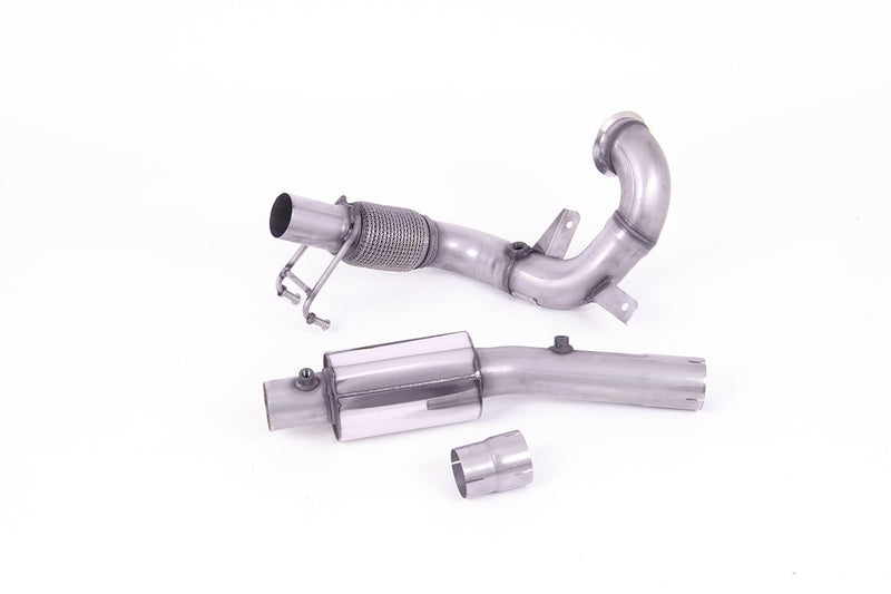 Milltek Sport - Downpipe with Decat Or Sports Cat (Res or None Res) - VW Polo MK6 (AW) GTi (With GPF)