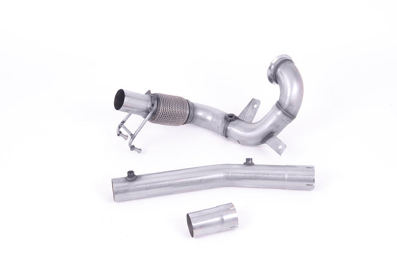 Milltek Sport - Downpipe with Decat Or Sports Cat (Res or None Res) - Audi A1 GB 40TFSI 2.0 (With GPF) 207ps