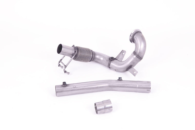 Milltek Sport - Downpipe with Decat Or Sports Cat (Res or None Res) - Audi A1 GB 40TFSI 2.0 (With GPF) 207ps