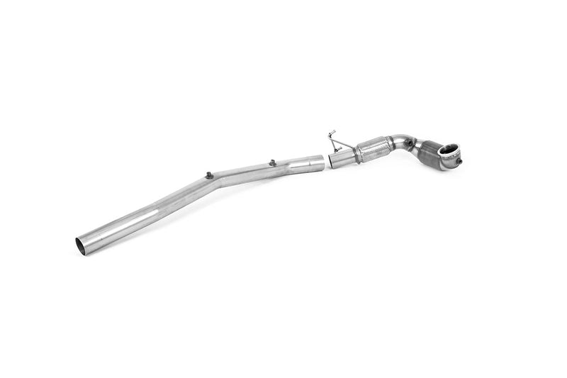 Milltek Sport - VW Golf MK8 & 8.5 'R' (OPF/GPF Models) Downpipe with Sports Cat or Decat (& GPF Bypass)