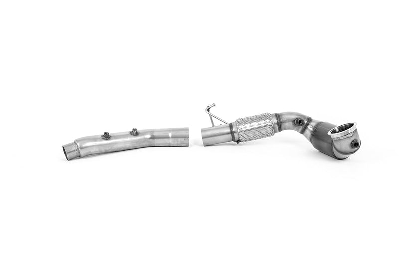 Milltek Sport - Seat Leon Cupra Leon 2.0TSI 245ps MQB Evo (OPF/GPF Models) Downpipe with Sports Cat or Decat (& GPF Bypass)