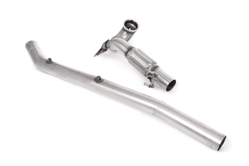 Milltek Sport - VW Golf MK8 & 8.5 'R' (OPF/GPF Models) Downpipe with Sports Cat or Decat (& GPF Bypass)