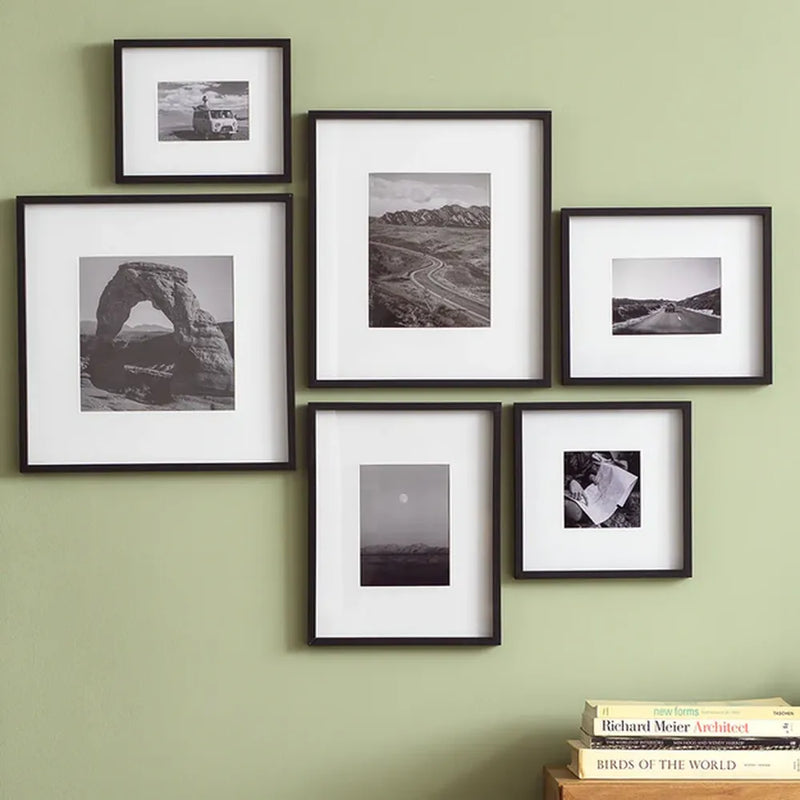 Kenro Strata Photo Frame 12x10 with 7x5 Mat - Black