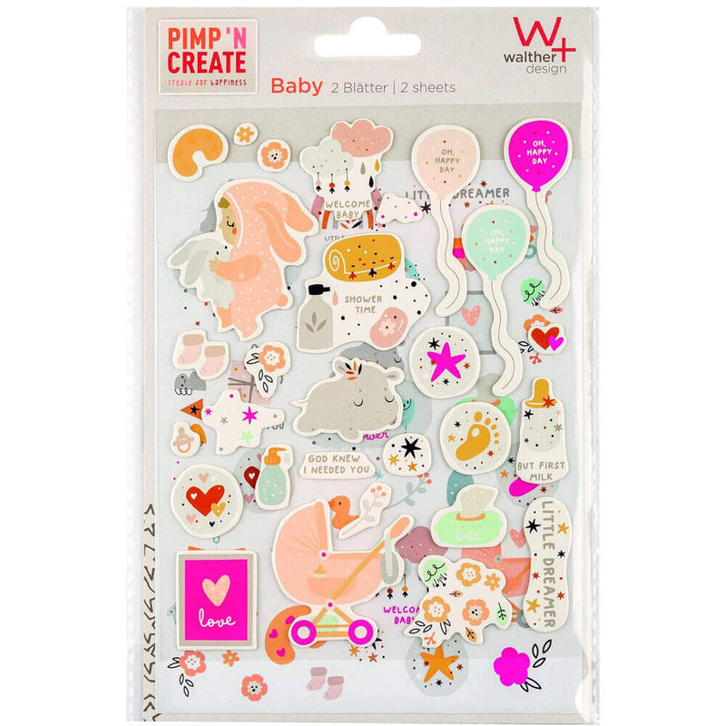 Scrap Book Baby Stickers by Walther Design