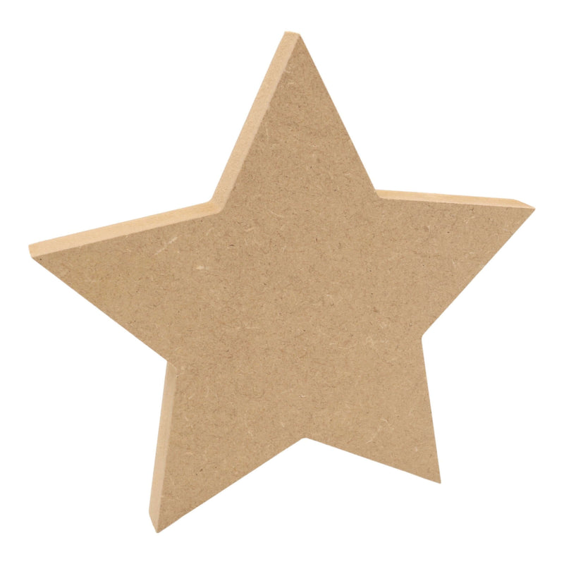 MDF Star Shape - Square Edge