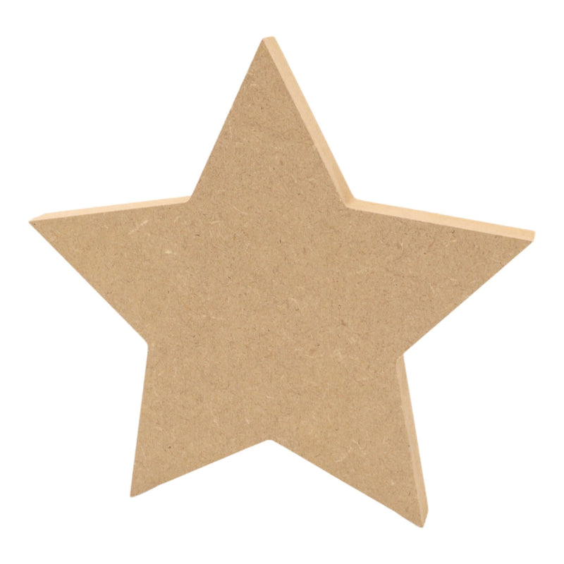 MDF Star Shape - Square Edge