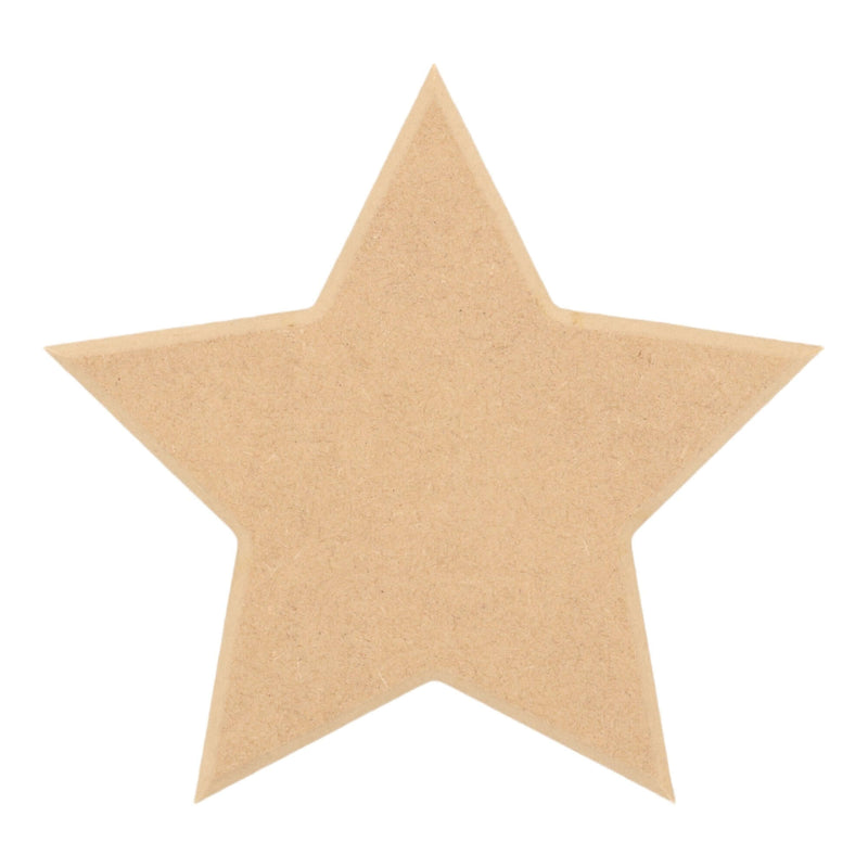 MDF Star Shape - Square Edge