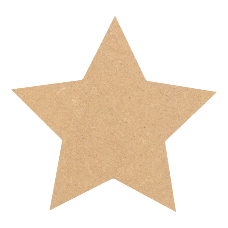 MDF Star Shape - Square Edge