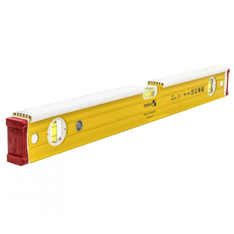 Stabila Masons Spirit Level 96-2-K With Protective Shield And Three Vials For Professionals