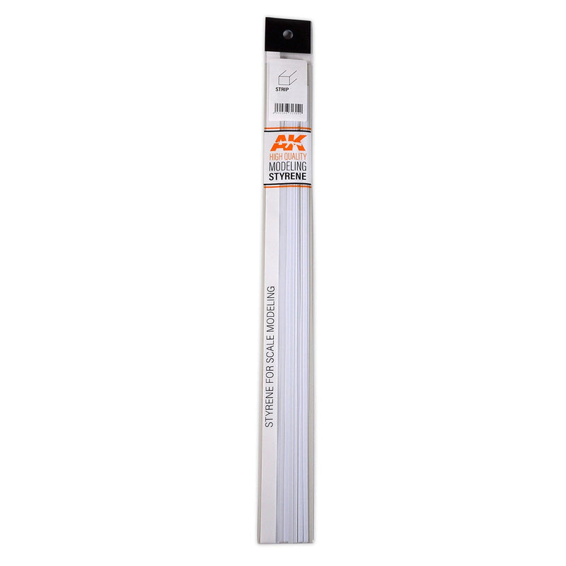 AK Interactive - Strips 3.00 x 3.00 x 350mm - Styrene Strip