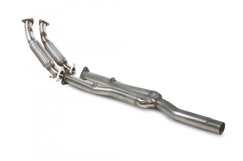 Scorpion Exhausts - Volkswagen Golf MK5 R32 - Twin Downpipe Section (With or without cat)