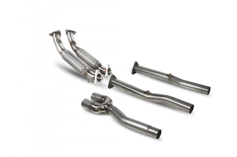 Scorpion Exhausts - Volkswagen Golf MK5 R32 - Twin Downpipe Section (With or without cat)